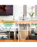 Антена за ефирна телевизия, вътрешен HEVC магнит